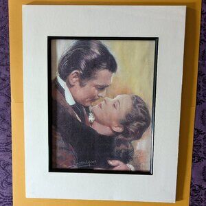 Gone With The Wind Print of Scarlett & Rhett signed by artist Haiyan